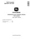 John Deere 1158 Wheeled Forwarders Operation and Test Manual (TM1952) 0