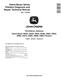 John Deere DB40, DB44, DB50, DB58, DB60, DB62, DB66, DB74, DB80, DB88 and DB90 Planters  (SN. up to 745100) Technical Manual (TM2091) 0