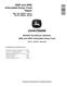 John Deere 250D and 300D Articulated Dump Trucks (SN: 599286-609165; BELL SN: 200537-201811) Repair Manual (TM2116) 0
