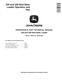 John Deere 325 and 328 Skid Steer Loaders Operation and Test Manual (TM2191) 0