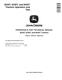 John Deere 8230T, 8330T and 8430T Tracked Tractors Operation and Test Manual (TM2215) 0