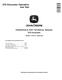 John Deere 27D Compact Excavators Operation and Test Manual (TM2355) 0