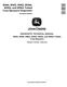John Deere M944, M944i, M952, M952i, M962 and M962i Trailed Crop Sprayers (European Edition) Diagnostic Manual (TM403619) 0