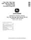John Deere 7180, 7280, 7380, 7480, 7580, 7780, 7980 Forage Harvesters Diagnostic Service Manual (TM404319) 0