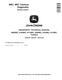 John Deere 6095MC, 6095RC, 6105MC, 6105RC, 6115MC and 6115RC Tractors (MY16-17) Diagnostic Manual (TM409319) 0