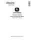 John Deere 490plus Rotary Harvesting Units (European Edition) Technical Manual (TM411519) 0