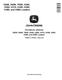 John Deere 520M, 540M, 700M, H240, H260, H310, H340, H360, H380 and H480 Tractor Loaders Technical Manual (TM606919) 0