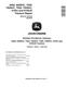 John Deere 6155J, 6155JH, 6425, 6425HC, 7425, 7425HC, 7525 and 7525HC Tractors (Mexica, up to MY2015) Repair Manual (TM608219) 0