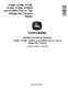 John Deere 6100E, 6105EH, 6110E, 6115E, 6120EH, 6125E and 6130E Tractors Repair Manual (TM610719) 0