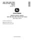 John Deere 5403, 5600, 5603, 5605, 5700 and 5705 Tractors (PIN Prefix: CQ) Repair Manual (TM8139) 0