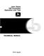 John Deere 70D Compact Excavators Operation and Test Manual (tm1407) 0