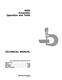 John Deere 495D Wheeled Excavators Operation and Test Manual (TM1456) 0