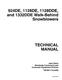 John Deere 1128DDE, 1128DE, 1332DDE and 924DE Walk-Behind Snowblowers Technical Manual (TM1867) 0