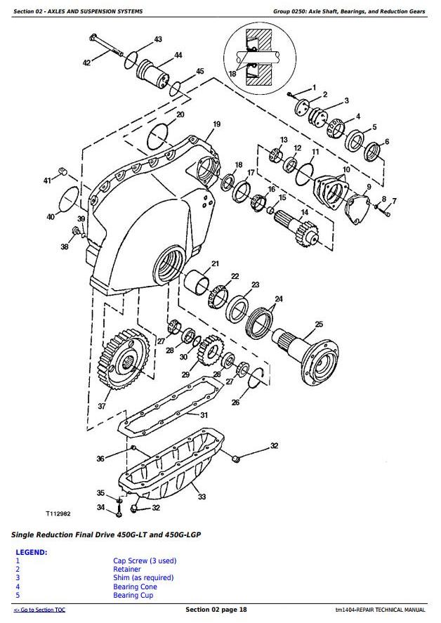 TM1404 - John Deere 450G, 550G, 650G Crawler Dozer; 455G, 555G Loader Service Repair Technical Manual - 2