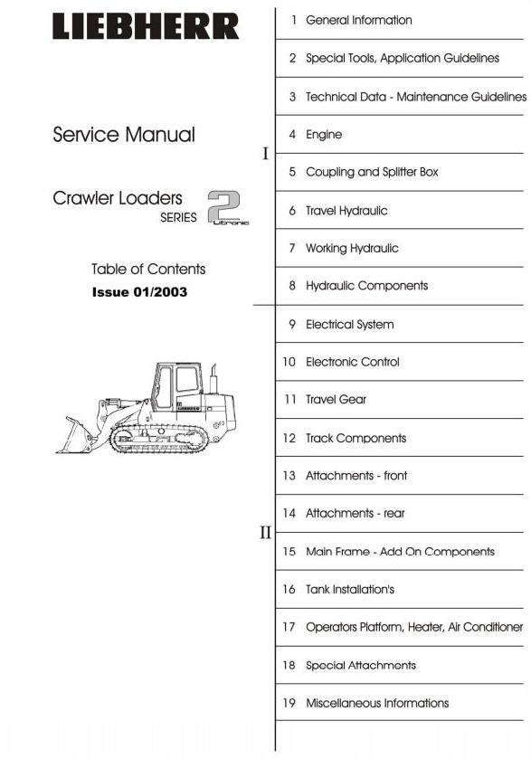 TM1945 - John Deere 655C, 755C; Liebherr 622, 632 Crawler Loaders Service Repair Technical Manual - 17460
