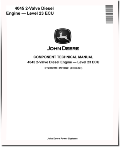 Powertech 4045TFC03 and 4045TFG03 2-Valve (FT4/Stage IV) Diesel Engines Level 23 ECU Technical Manual (CTM132219)