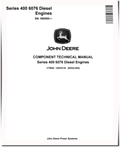 Powertech 6076 (Series 400) Diesel Engines (SN. from 500000) Technical Manual (CTM42)