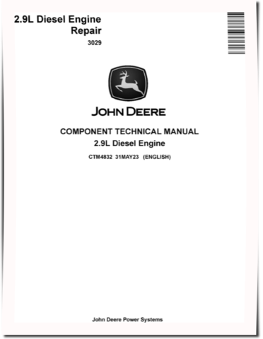 Powertech 3029D and 3029T Diesel Engines Component Technical Manual (CTM4832)