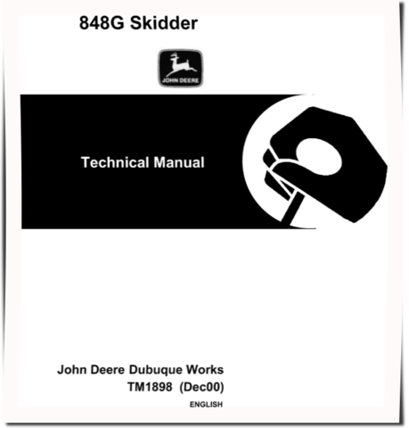 John Deere 848G Skidders Technical Manual (TM1898)