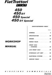 Fiat 450, 450S, 450 DT, 450 DTS Tractor Service Manual (6035420300)