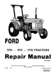 New Holland Ford 1310, 1510, 1710 Tractor Comlete Service Manual (SE4301)