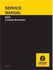 New Holland EH35 Compact Excavator Service Manual