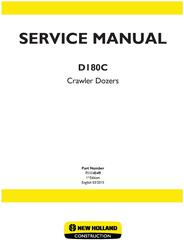 New Holland D180C Crawler dozer Service Manual