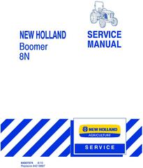New Holland Boomer 8N Compact Tractor Service Manual