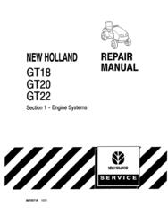 New Holland GT18, GT20, GT22 Garden Tractor COMPLETE Service Manual