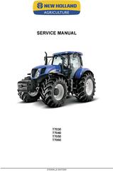 New Holland T7030 T7040 T7050 T7060 Tractor Service Manual