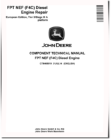 FPT NEF (PIN: F4CE9484F*J600___) Tier 3/Stage III A Diesel Engines (European Edition) Technical Manual (CTM408019)