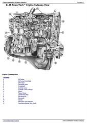 CTM415 - John Deere PowerTech Plus & PowerTech E 6135 13.5L Diesel Engines Base Engine Diagnostic&Repair Manual