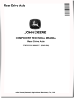 John Deere Rear Drive Axles (Asia) Component Technical Manual (CTM703319)