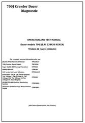 TM10268 - John Deere 700J Crawler Dozer (S.N.from 139436) Diagnostic, Operation & Test Service Manual