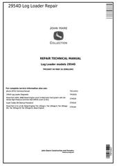 TM10407 - John Deere 2954D Log Loader Service Repair Technical Manual