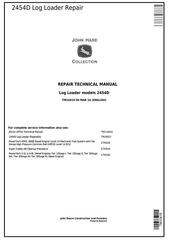 TM10419 - John Deere 2454D Log Loader Service Repair Technical Manual