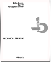 John Deere 740 Grapple Skidders Technical Manual (TM1101)
