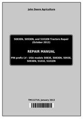 TM112719 - John Deere 5083EN, 5093EN, 5101EN Tractors Repair Technical Service Manual