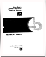 John Deere 440C Skidders and 440C Grapple Skidders Technical Manual (TM1138)
