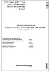 TM11439 - John Deere 326D, 328D, 329D, 332D, 333D Skid Steer Loader with EH Controls Repair Manual