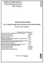 TM11517 - John Deere 250D, 300D Ser.2 Articulated Dump Truck (SN:626761-642000) Service Repair Manual
