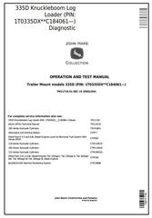 TM11718 - John Deere 335D (SN.C184061—) Knuckleboom Trailer Mount Log Loader Diagnostic Service Manual