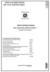 TM11810 - John Deere 540H Cable Skidder and 548H Grapple Skidder (SN.630436-) Service Repair Manual