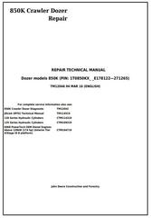 TM12046 - John Deere 850K Crawler Dozer (PIN: 1T0850KX_ _E178122—271265) Service Repair Manual