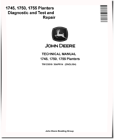 John Deere 1745, 1750 and 1755 Planters Technical Manual (TM123019)
