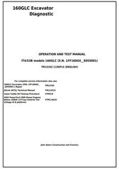 TM12342 - John Deere 160GLC (iT4/S3B) Excavator Diagnostic, Operation and Test Service Manual