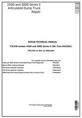 TM12404 - John Deere 250D Series II, 300D Series II ADT 1DW250D2__E642001- (iT4/S3B) Repair Technical manual