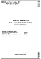 TM13043X19 - John Deere 326E (SN.J247388-) Skid Steer Loader (EH Controls) Diagnostic Service Manual