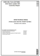 TM13044X19 - John Deere 326E (SN. J247388-) Skid Steer Loader with EH Controls Service Repair Manual