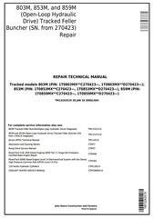 TM13243X19 - John Deere 803M, 853M, 859M (Open-Loop Hyd.Drv) Feller Buncher (SN.270423-) Repair Manual